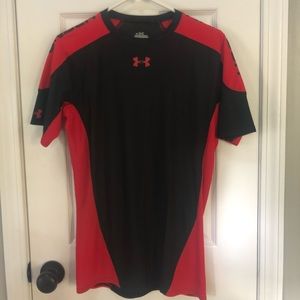Under Armour Black and Red shirt